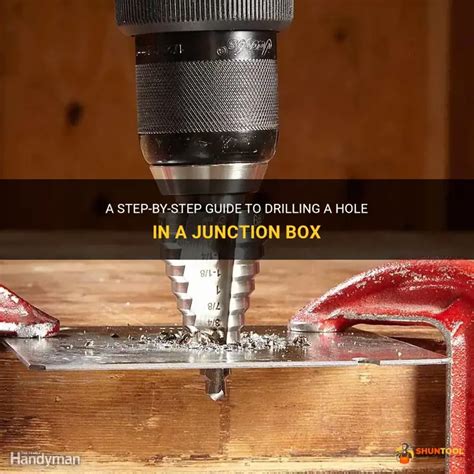 drill holes in pvc junction box|drilling hole in junction box.